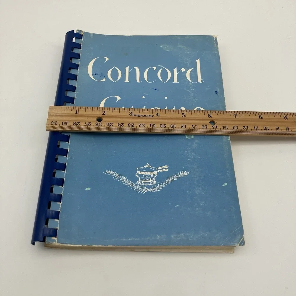 Vtg Junior Charity League Concord North Carolina Cookbook NC Southern Recipes